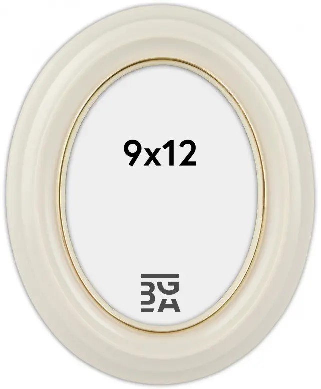 Eiri Mozart Oválny Biela 9x12 cm