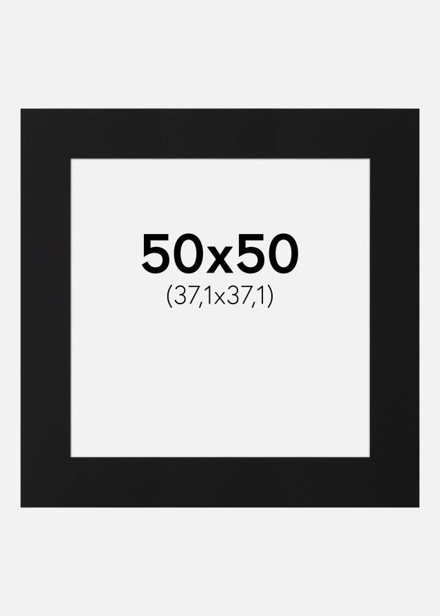 Pasparta Čierny Štandard (Biele Jadro) 50x50 cm (37,1x37,1)
