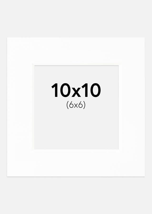 Pasparta Canson Biela Biely stred 10x10 cm (6x6)