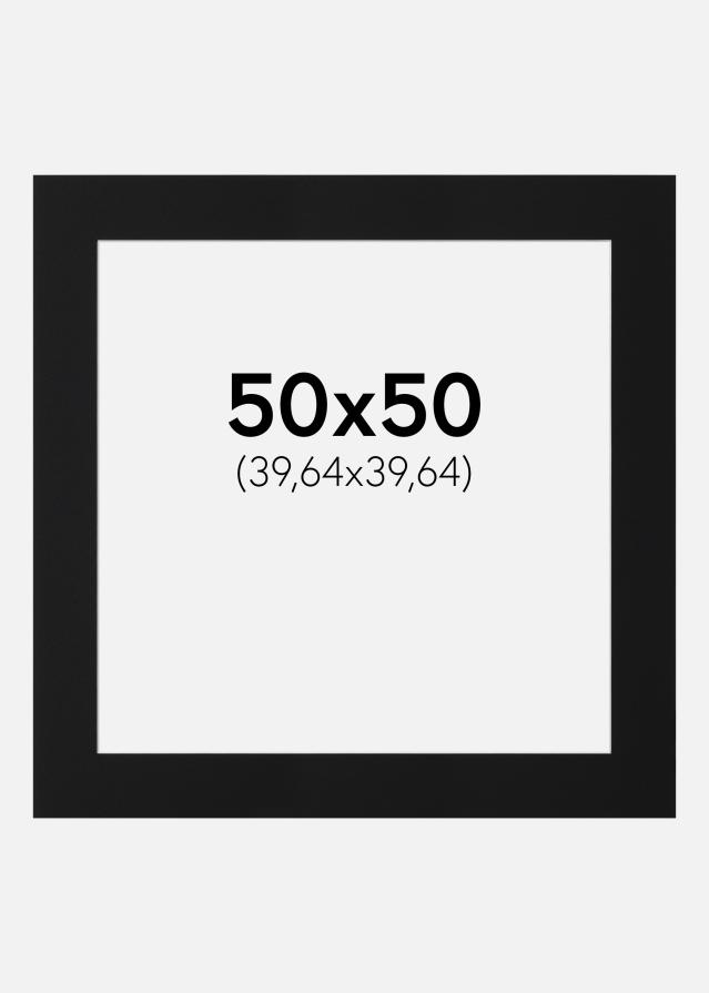 Pasparta Čierny Štandard (Biele Jadro) 50x50 cm (39,64x39,64)