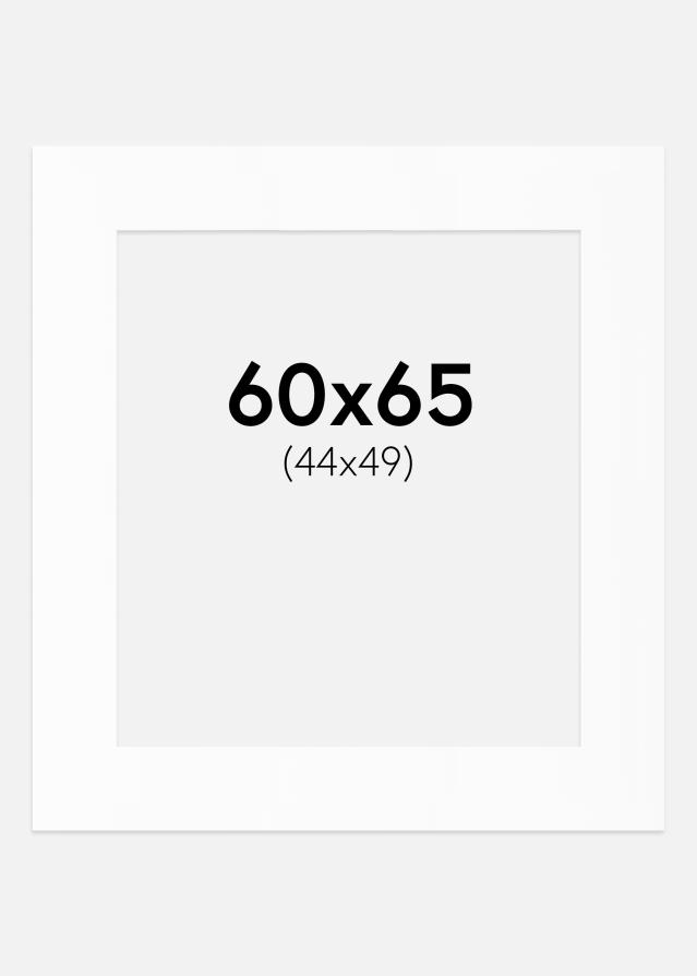 Pasparta Biely Štandard (Biele Jadro) 60x65 cm (44x49)