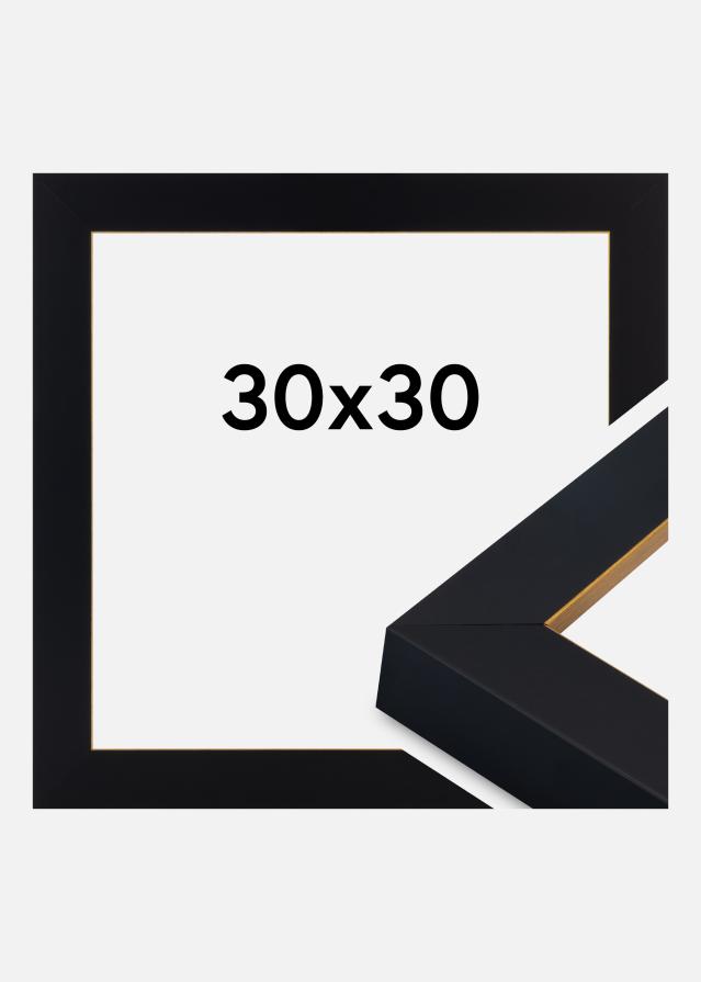 Rám Sussex Akrylové sklo Čierna/Zlatá 30x30 cm
