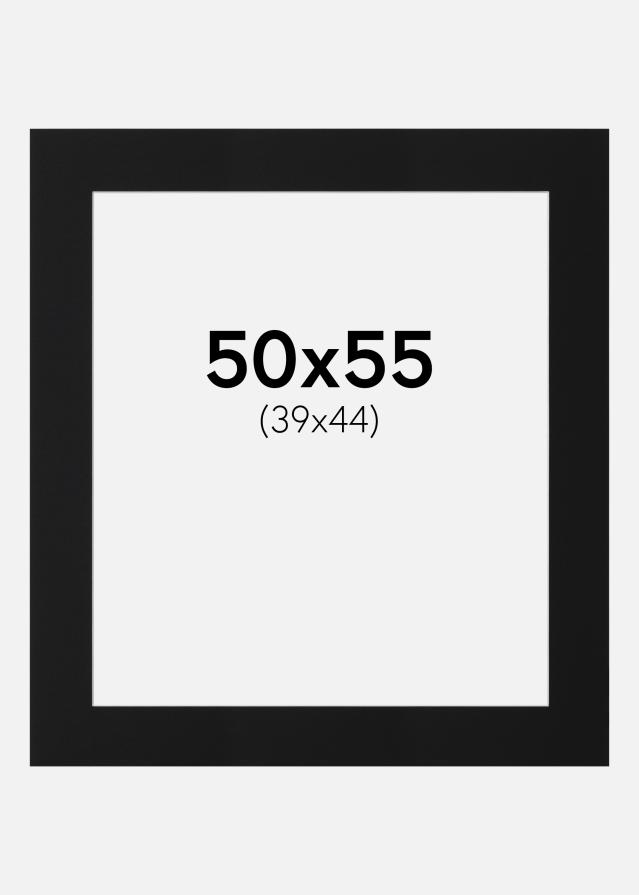 Pasparta Čierny Štandard (Biele Jadro) 50x55 cm (39x44)