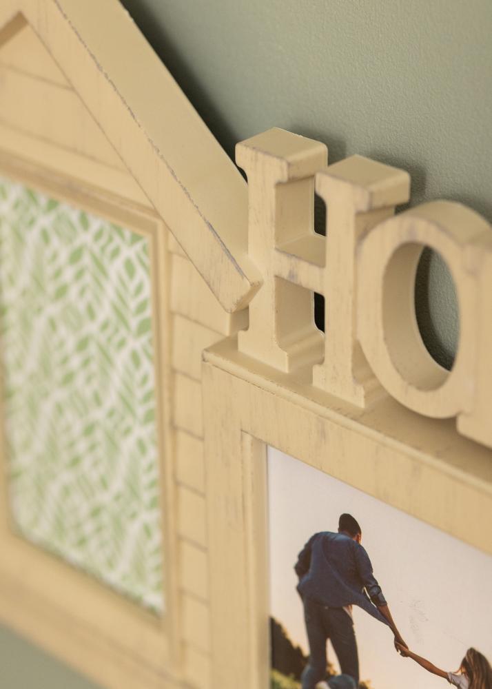 Home Multirám Creme - 3 Obrazy