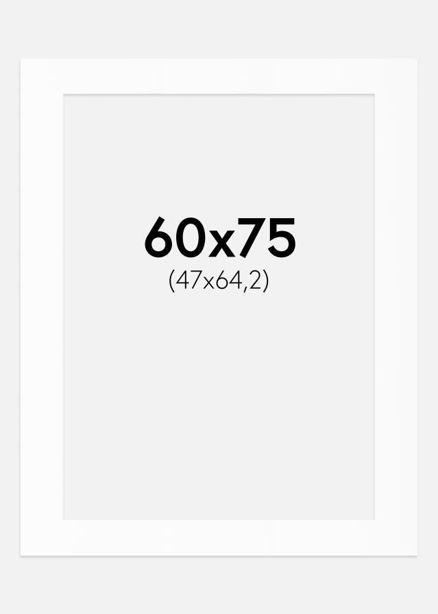 Pasparta Biely Štandard (Biele Jadro) 60x75 cm (47x64,2)