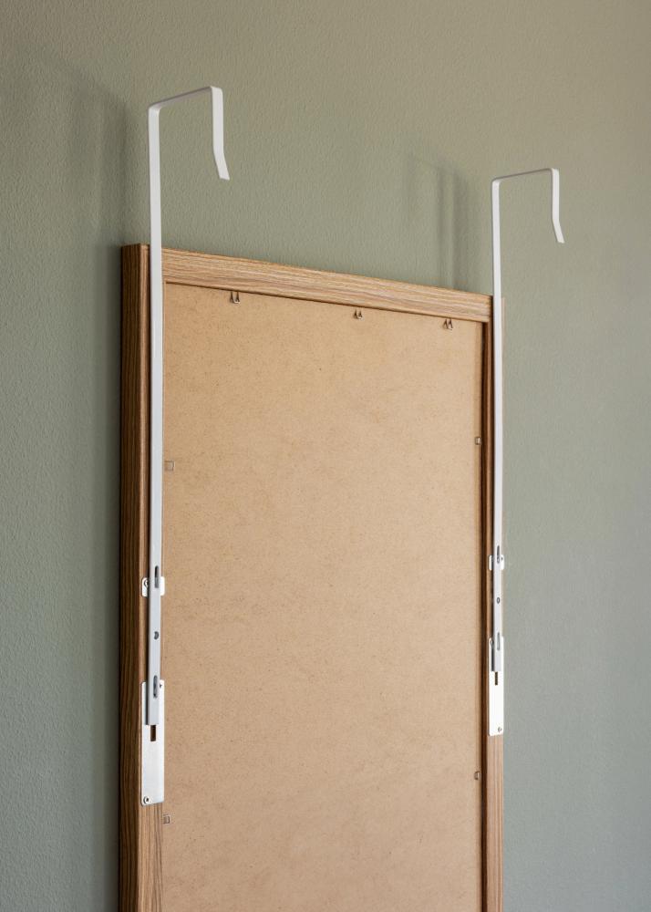 Zrkadlo nad dverami Masívny dub 34x100 cm