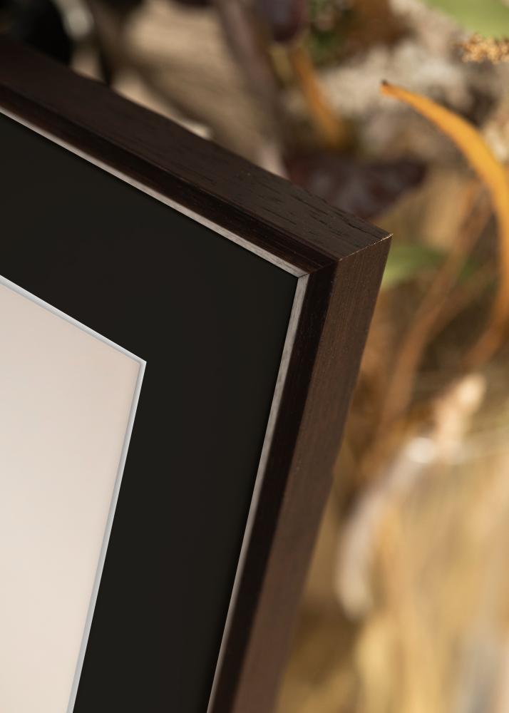 Rám Globe Espresso 24x30 cm - Pasparta Cierna 7x9 inches