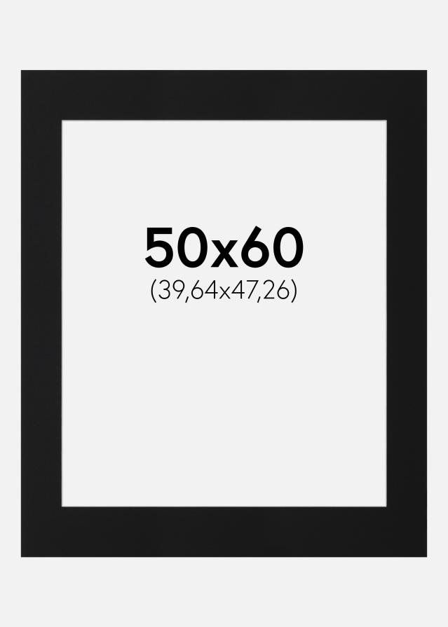 Pasparta Čierny Štandard (Biele Jadro) 50x60 cm (39,64x47,26)