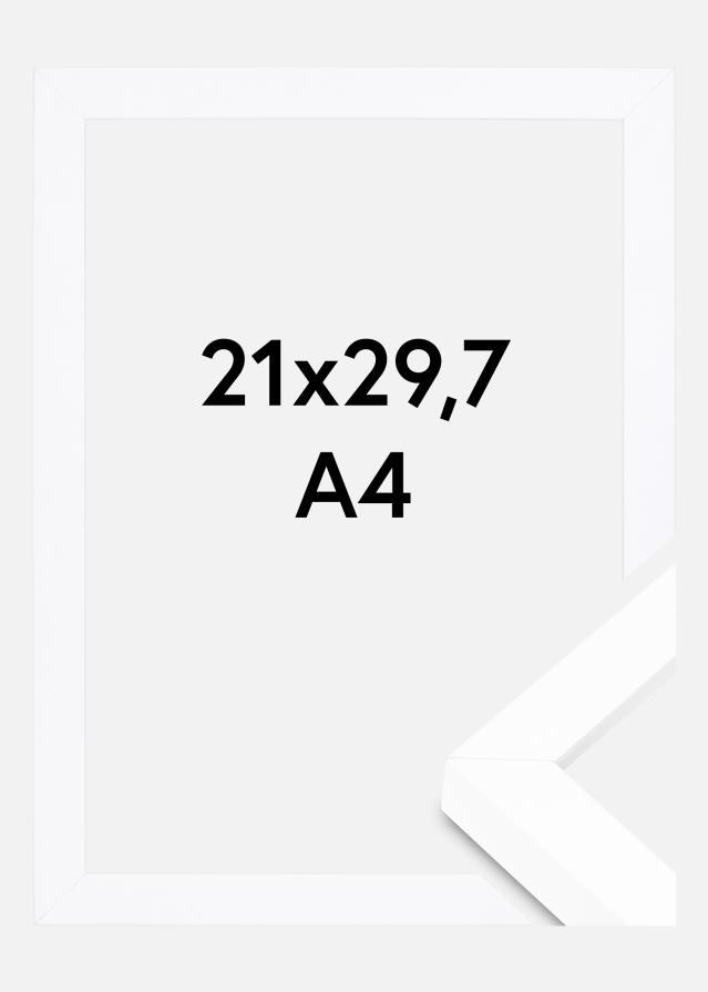 BGA Box rám Akrylové sklo Biela 21x29,7 cm (A4)