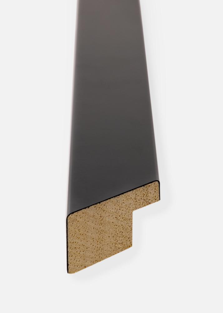 Zrkadlo Uppsala Cierna Vysoký lesk - Vlastný rozmer