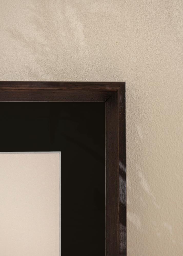 Rám Globe Espresso 24x30 cm - Pasparta Cierna 7x9 inches