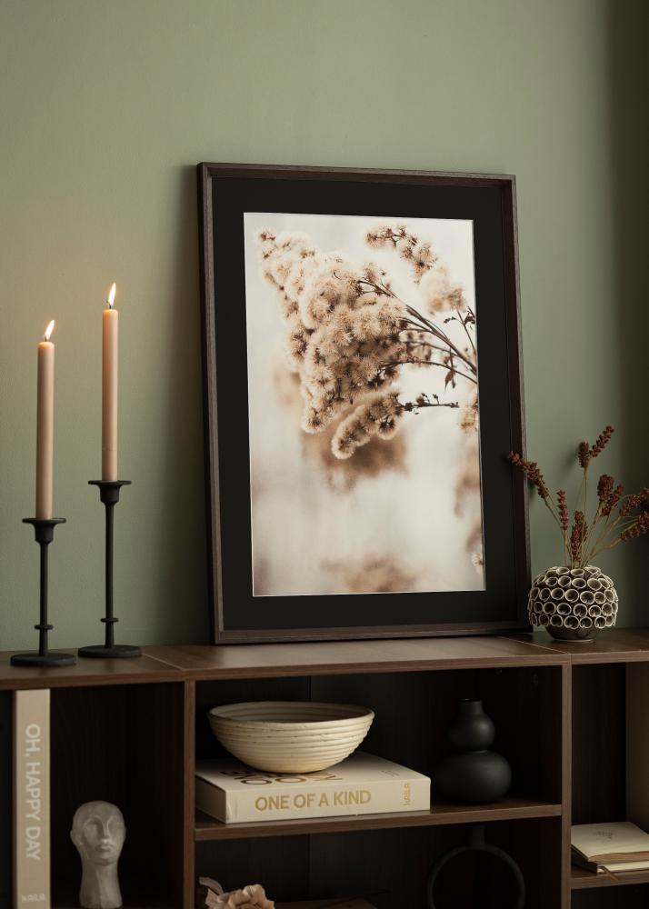 Rám Globe Espresso 24x30 cm - Pasparta Cierna 7x9 inches