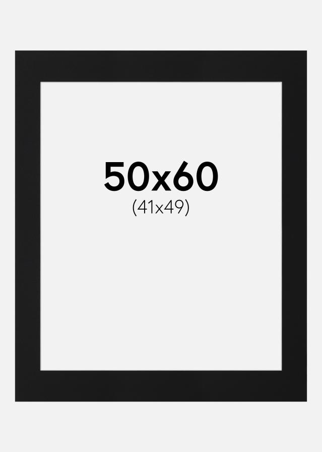 Pasparta Čierny Štandard (Biele Jadro) 50x60 cm (41x49)