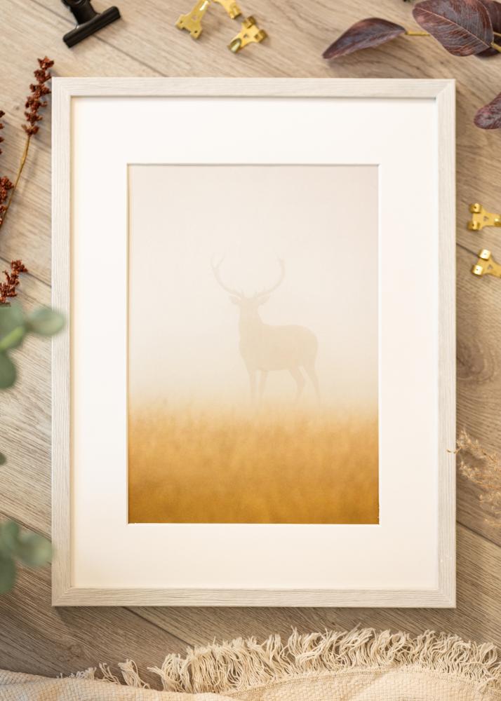 Rám Ares Akrylové sklo White Oak 40x60 cm