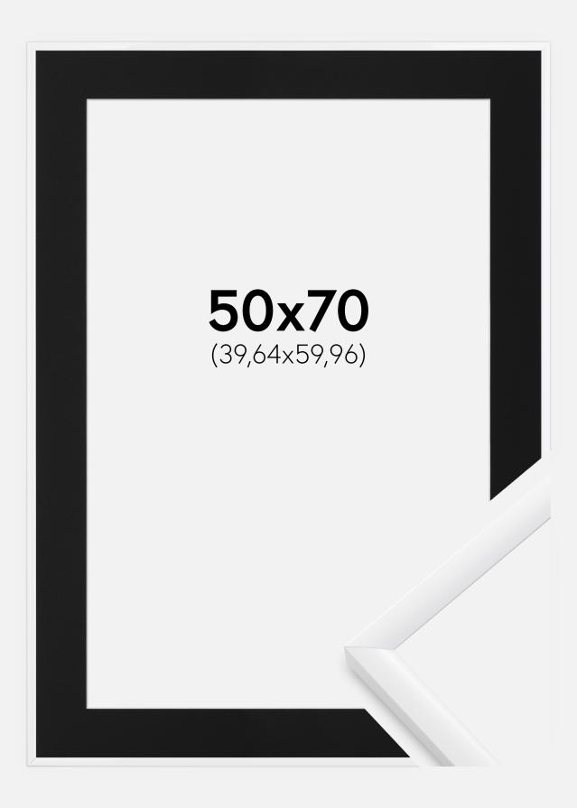 Rám New Lifestyle Biela 50x70 cm - Pasparta Cierna 16x24 inches