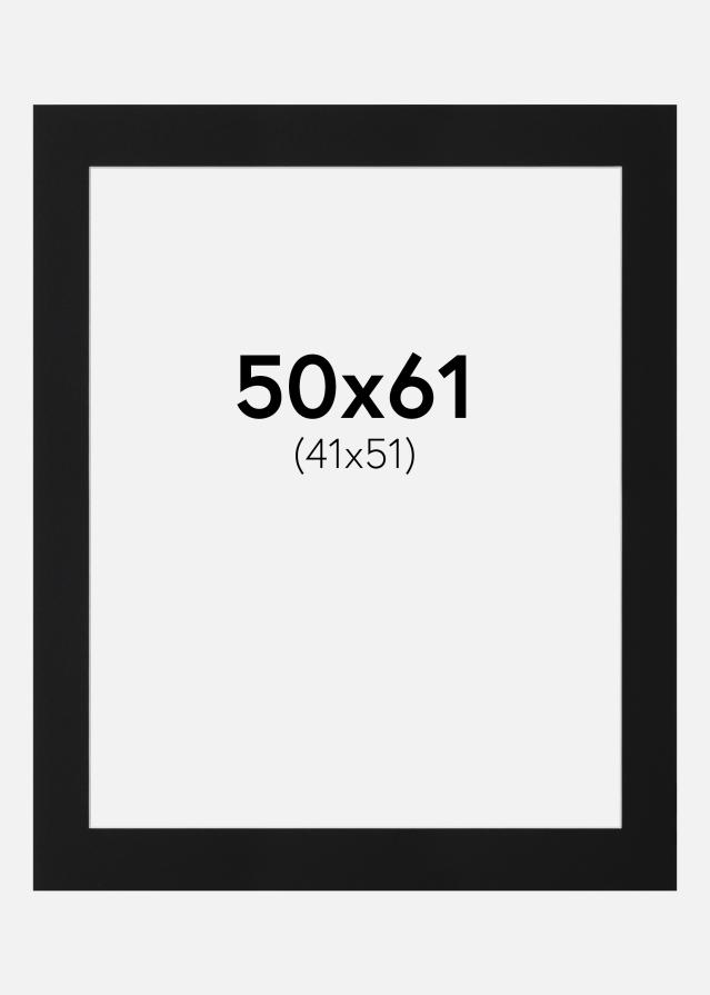 Pasparta Čierny Štandard (Biele Jadro) 50x61 cm (41x51)