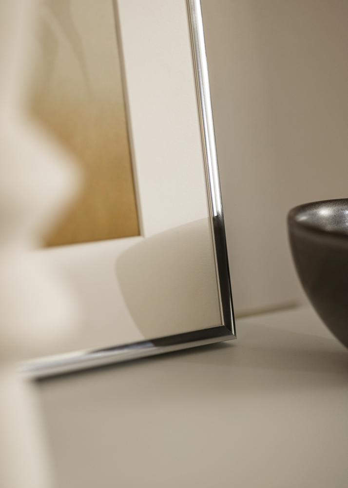 Rám Hliník Akrylové sklo Strieborný lesklý 21x29,7 cm (A4)