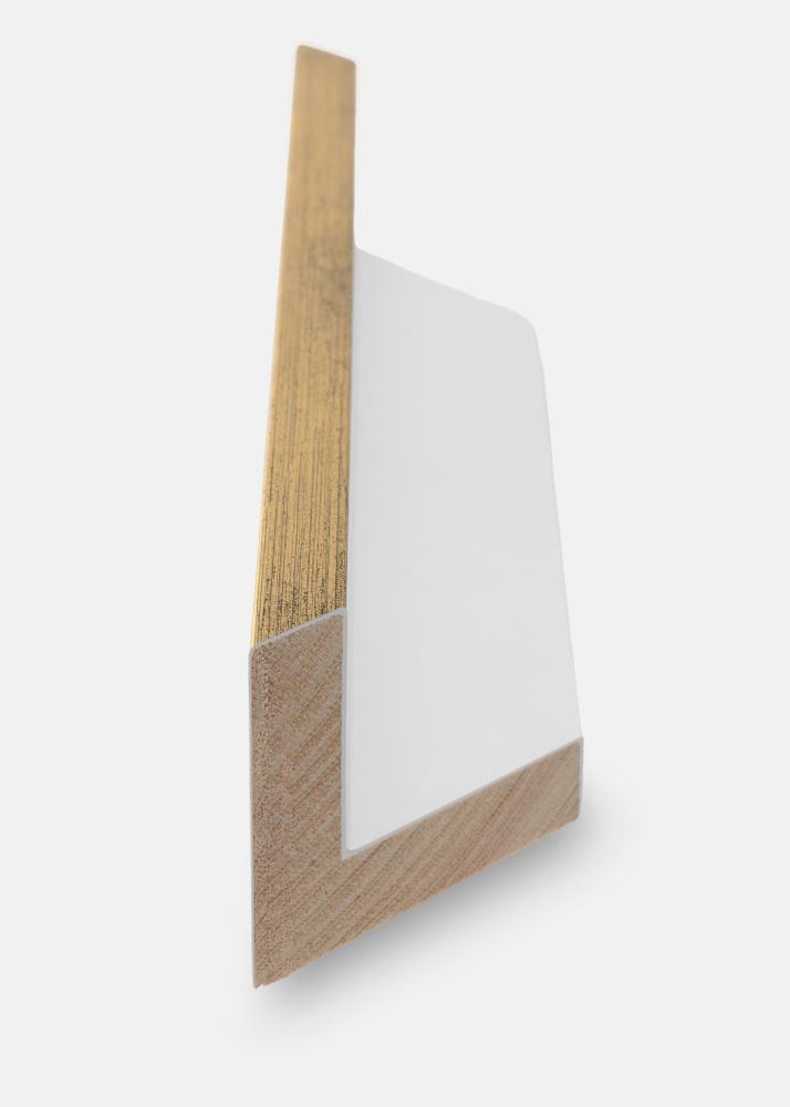 Rám Ra Rám pre obraz na plátne Biela/Zlatá - Lubovolný rozmer