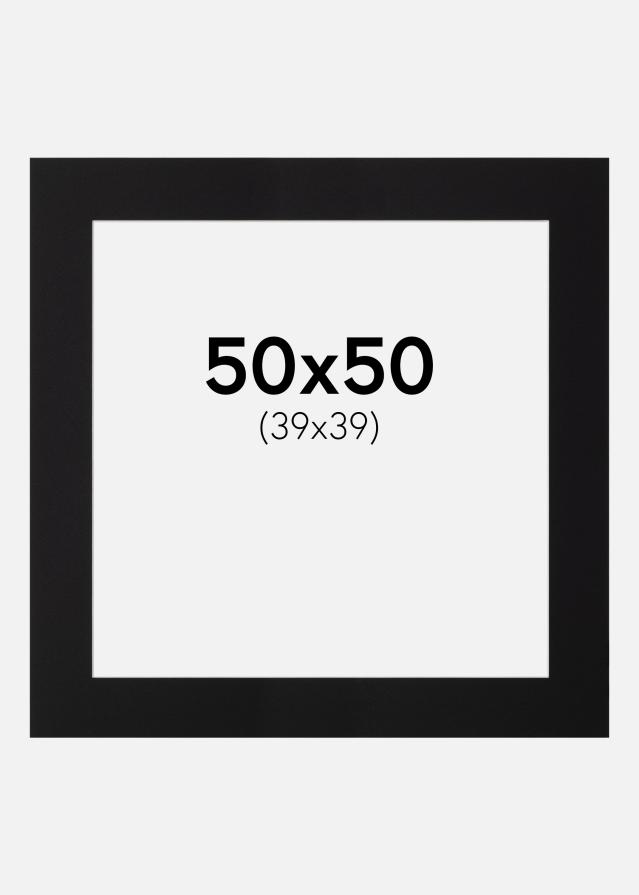 Pasparta Canson Cierna Biely stred 50x50 cm (39x39)