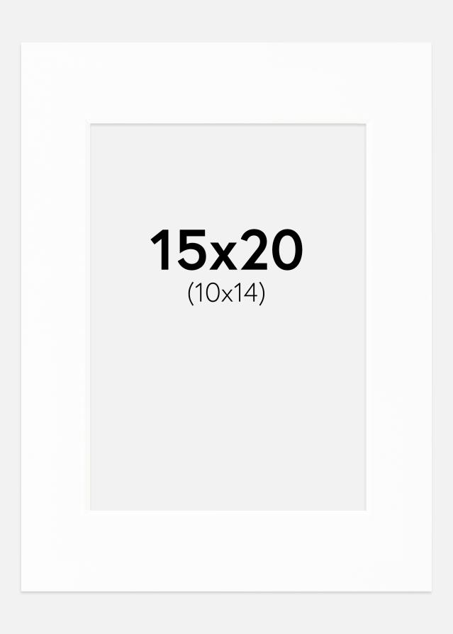 Pasparta Canson Biela Biely stred 15x20 cm (10x14)