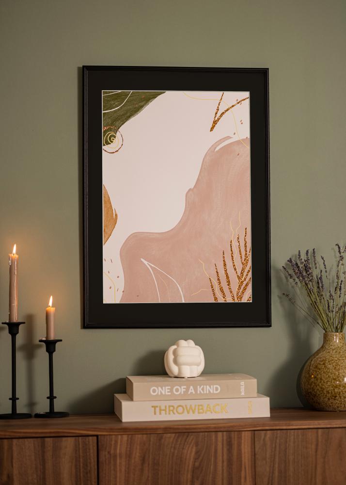 Rám Horndal Cierna 35x50 cm - Pasparta Cierna 30x35 cm