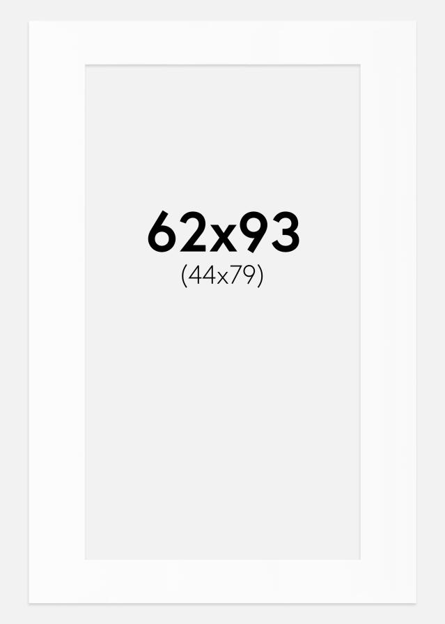 Pasparta Biely Štandard (Biele Jadro) 62x93 cm (44x79)