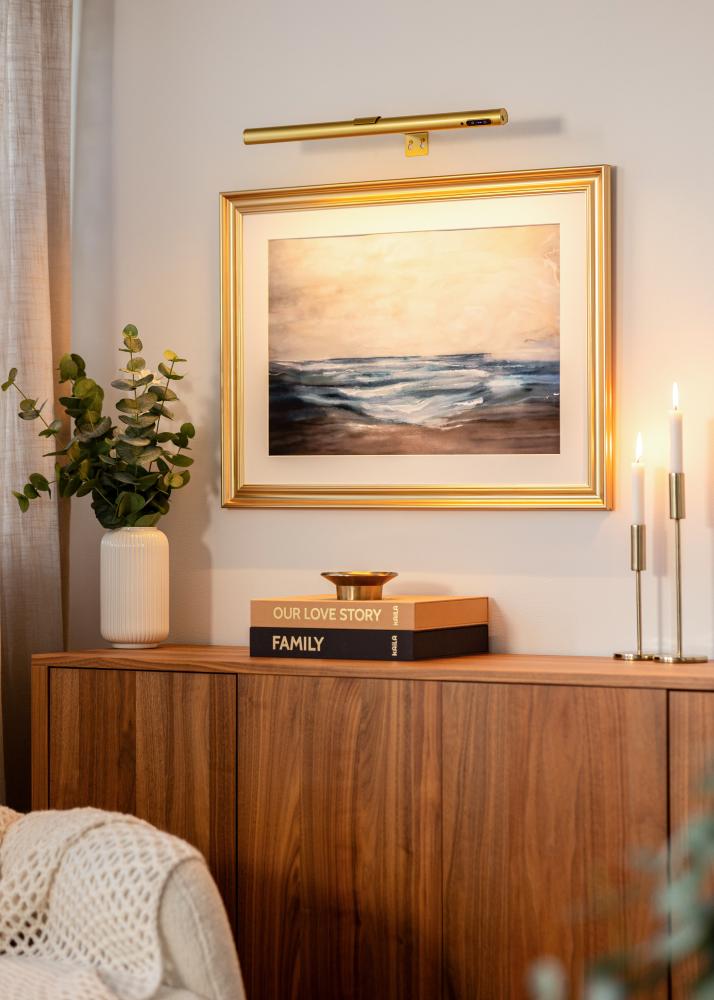 KAILA Halo Batériové Osvetlenie Obrazu 50 cm - Zlatá