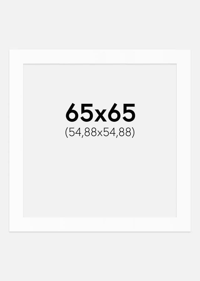 Pasparta Biely Štandard (Biele Jadro) 65x65 cm (54,88x54,88)