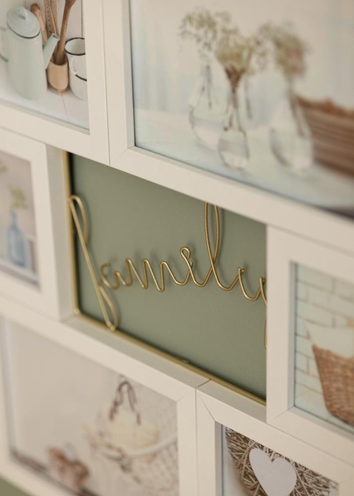 Lovely Family Multirám Biela - 6 Obrazy