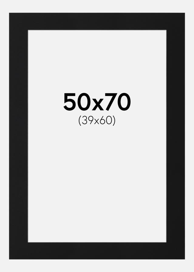 Pasparta Čierny Štandard (Biele Jadro) 50x70 cm (39x60)