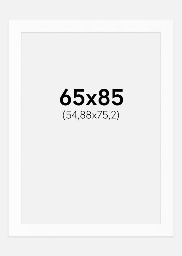Pasparta Biely Štandard (Biele Jadro) 65x85 cm (54,88x75,2)
