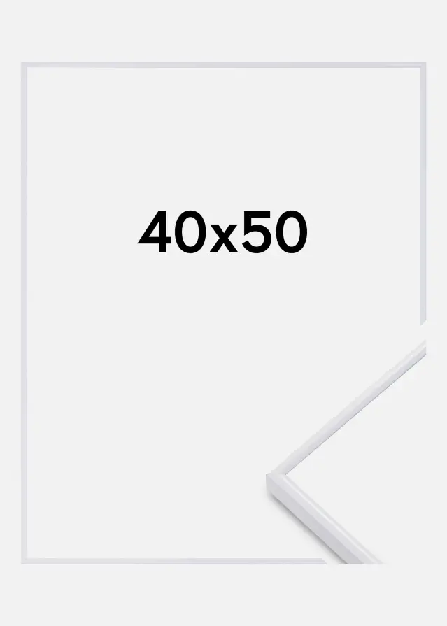 Rám Visby Akrylové sklo Biela 40x50 cm