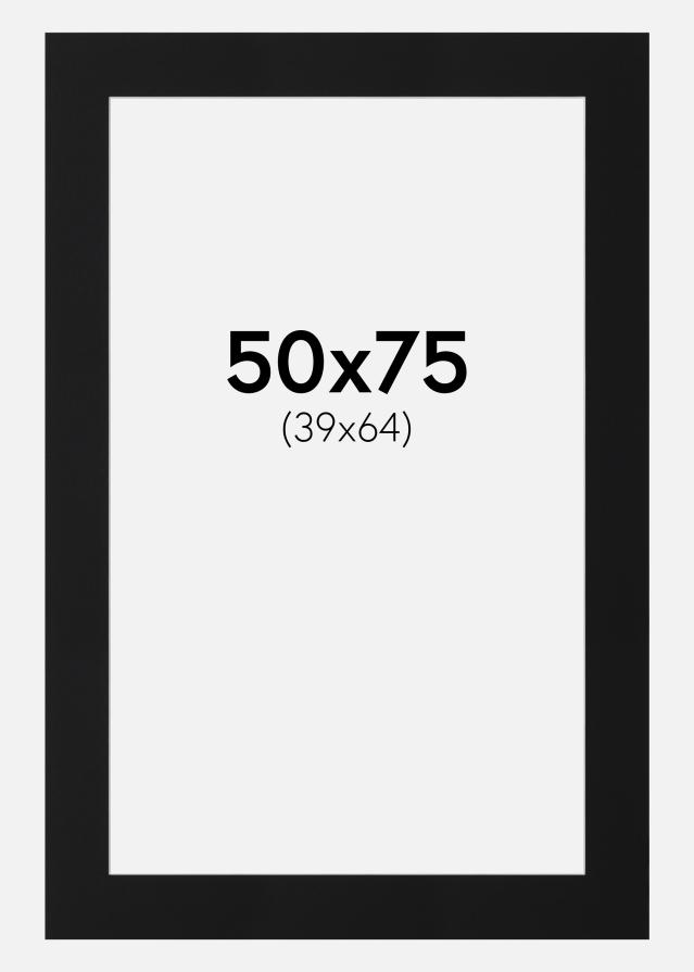 Pasparta Čierny Štandard (Biele Jadro) 50x75 cm (39x64)