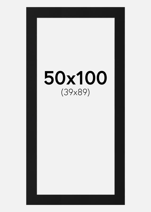 Pasparta Čierny Štandard (Biele Jadro) 50x100 cm (39x89)