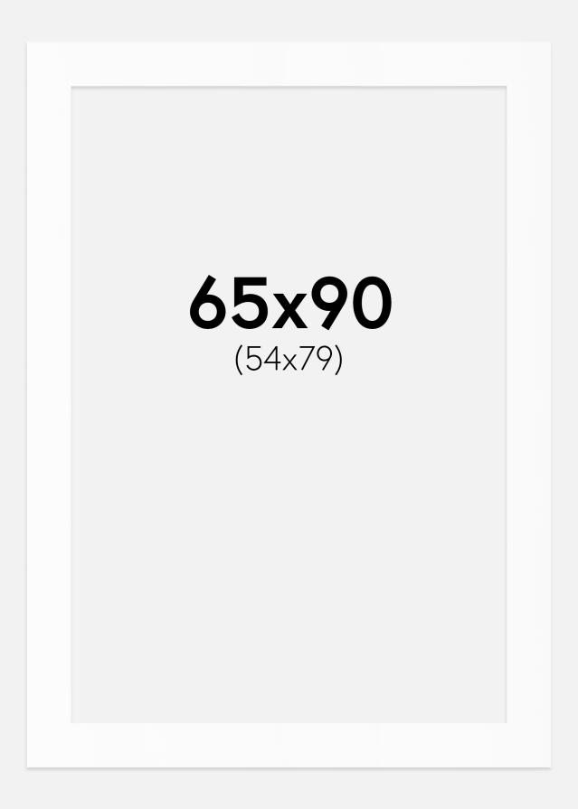 Pasparta Biely Štandard (Biele Jadro) 65x90 cm (54x79)