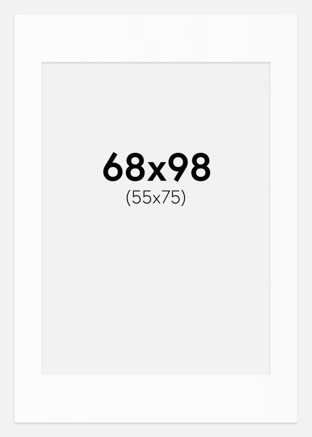 Pasparta Biely Štandard (Biele Jadro) 68x98 cm (55x75)