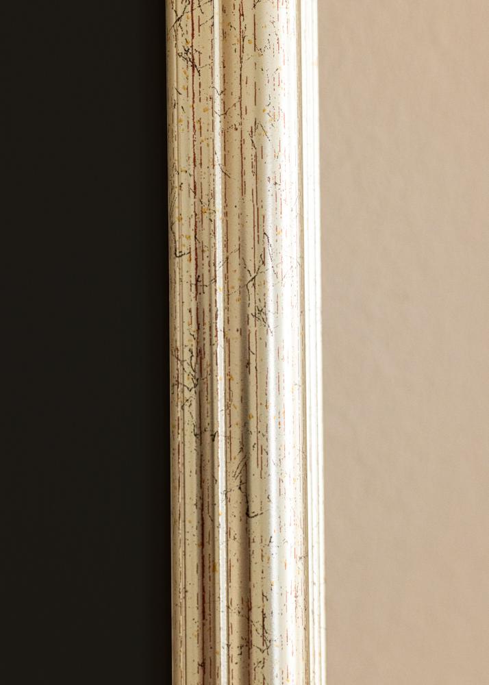 Rám Västkusten Strieborná 70x100 cm - Pasparta Cierna 62x93 cm