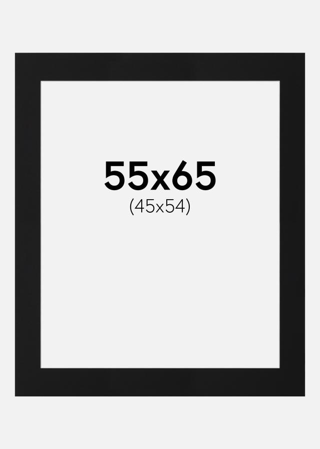 Pasparta Čierny Štandard (Biele Jadro) 55x65 cm (45x54)