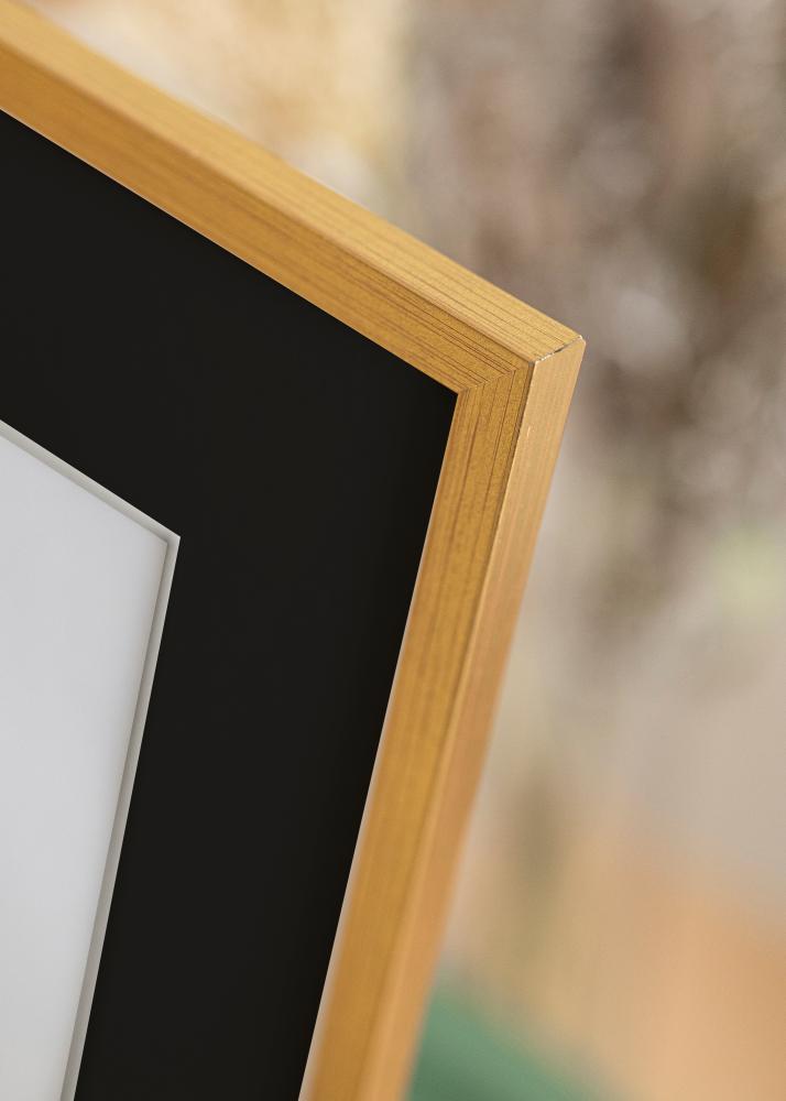 Rám Edsbyn Zlatá 30x40 cm - Pasparta Cierna 8x12 inches