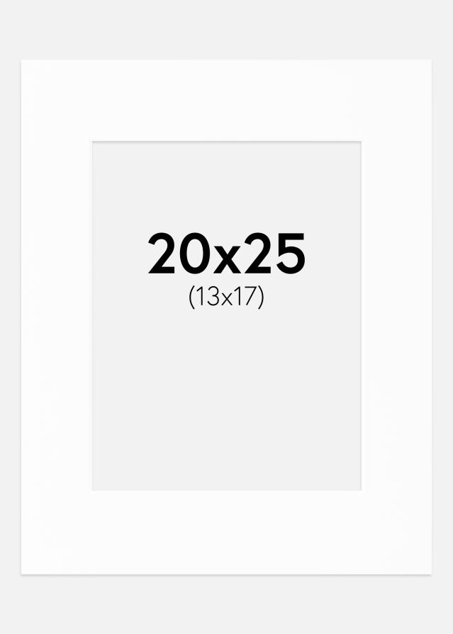 Pasparta Canson Biela Biely stred 20x25 cm (13x17)