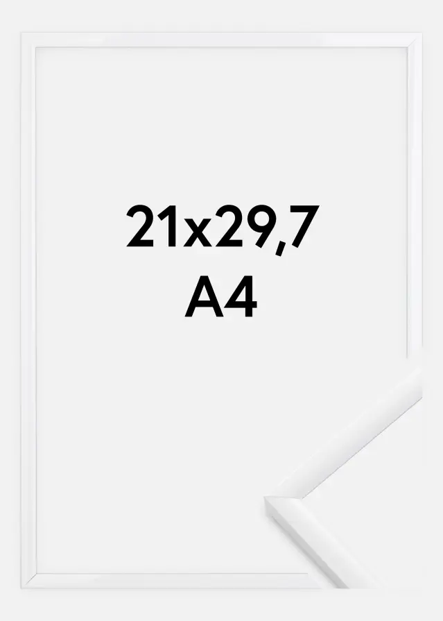 Rám New Lifestyle Akrylové sklo Biela 21x29,7 cm (A4)