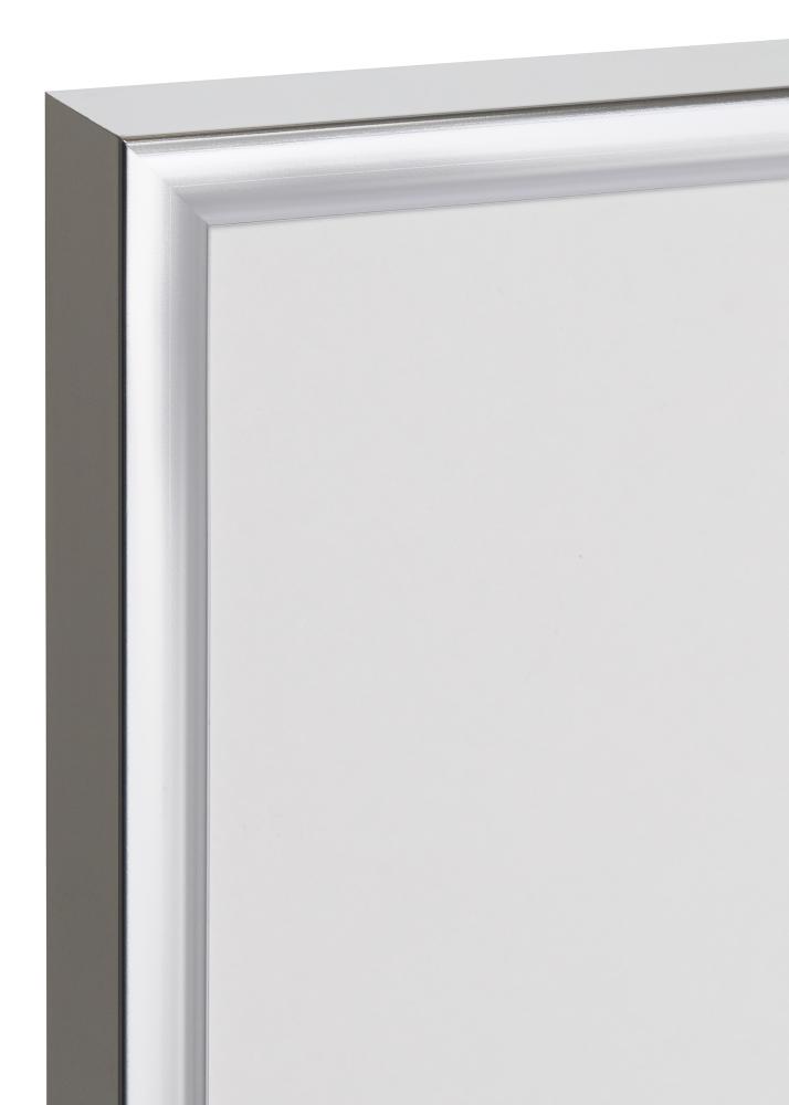 Rám Plagát Frame Aluminum Strieborná 70x100 cm - Pasparta Cierna (A1)