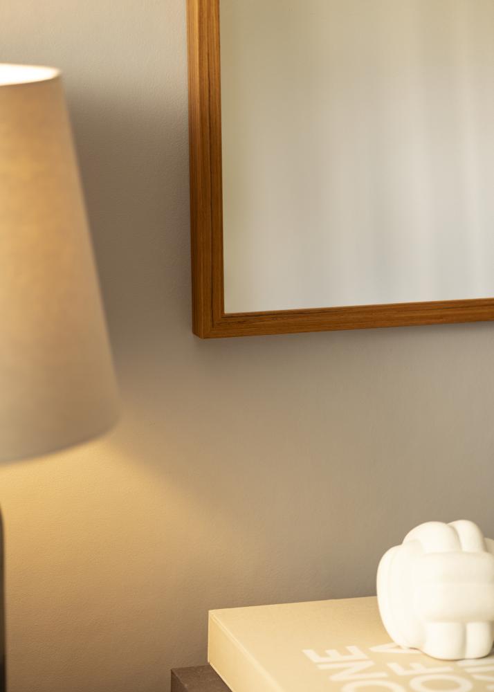 Zrkadlo Björkö - Teak - Vlastný rozmer