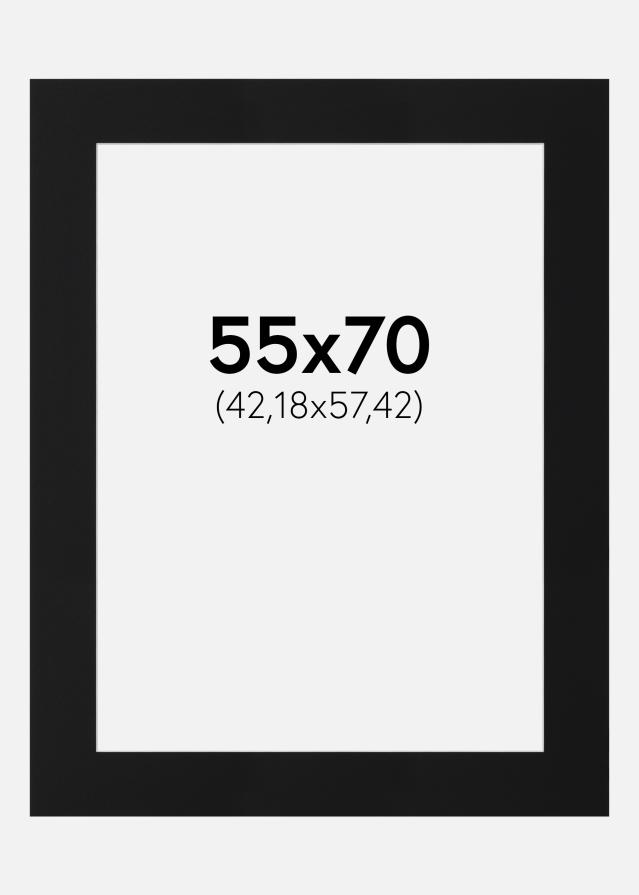 Pasparta Čierny Štandard (Biele Jadro) 55x70 cm (42,18x57,42)