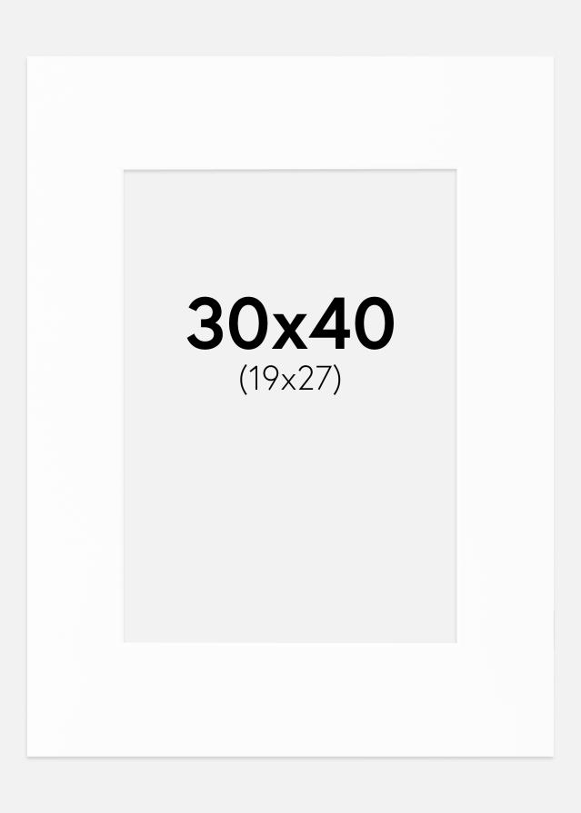 Pasparta Canson Biela Biely stred 30x40 cm (19x27)