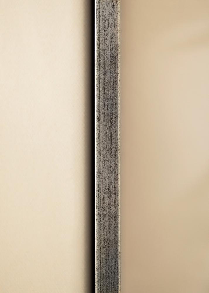 Rám Geb Rám pre obraz na plátne Strieborná/Cierna - Lubovolný rozmer