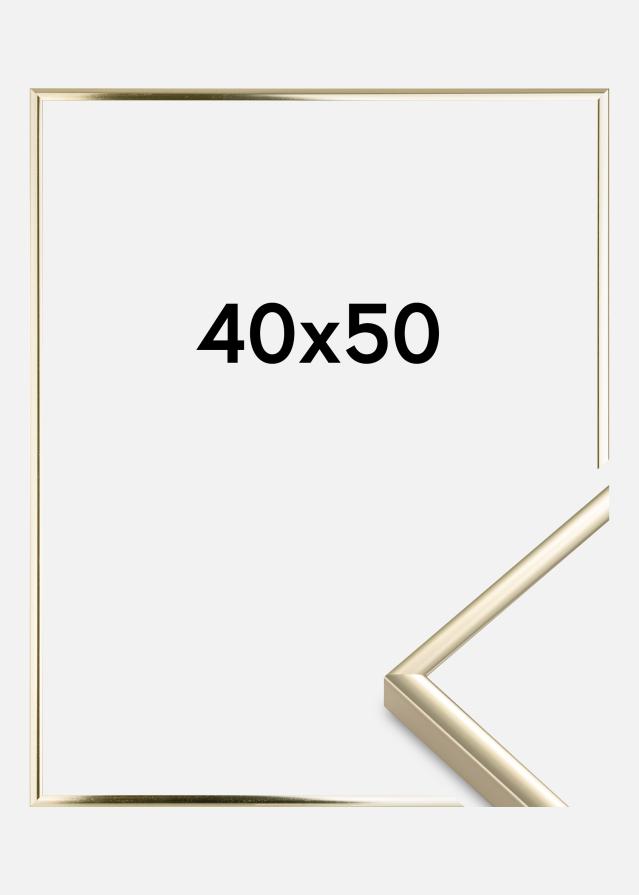 Rám Hliník Akrylové sklo Zlatý lesklý 40x50 cm