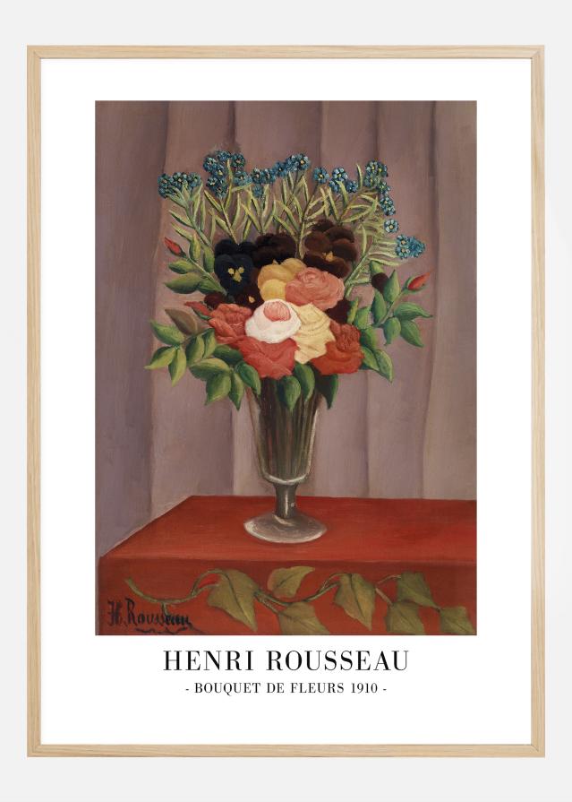 Henri Rousseau - Bouquet De Fleurs 1910 Plagát