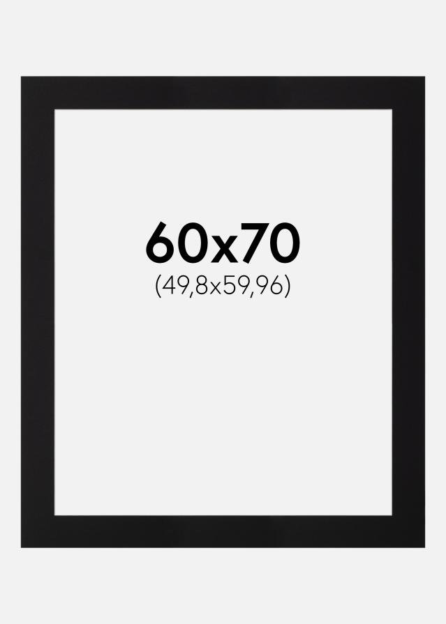 Pasparta Canson Cierna Biely stred 60x70 cm (49,8x59,96)