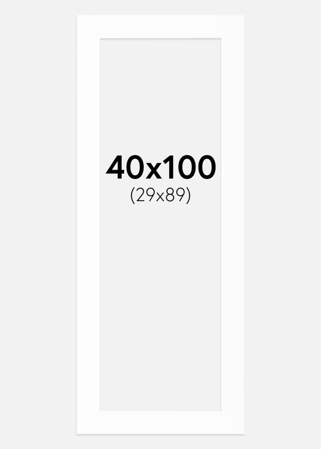 Pasparta Canson Biela Biely stred 40x100 cm (29x89)